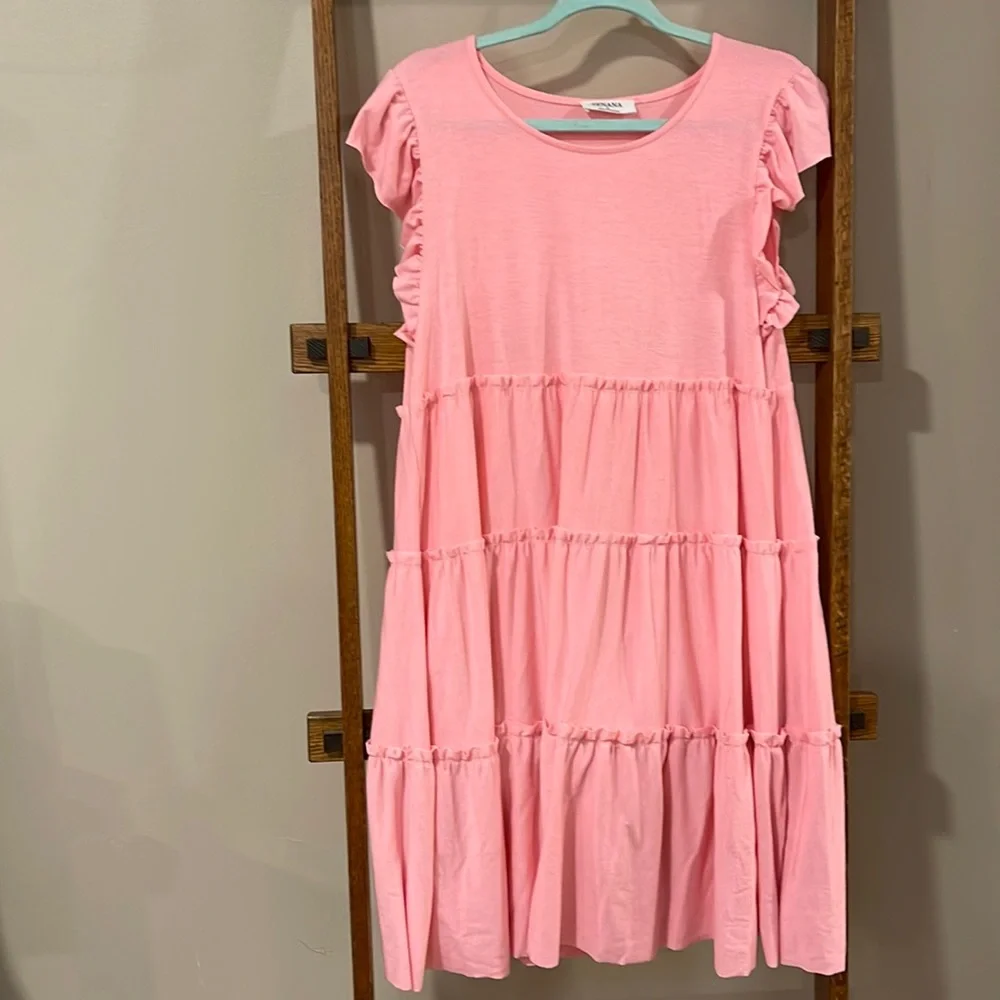 Pink Babydoll Dress - Picture 1 of 3